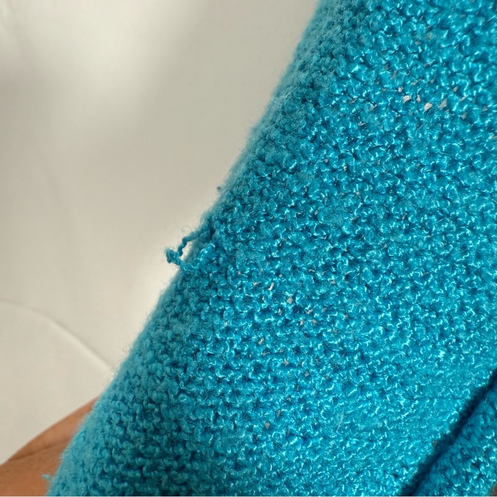 Lilly Pulitzer Blue Open Front Cardigan Sweater XS - Picture 6 of 7